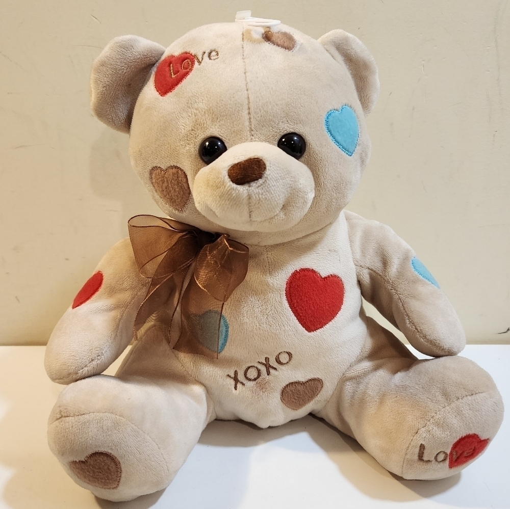 Dream XOXO Love heart teddy Bear plush 11" high